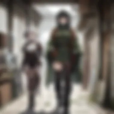Symbolic representation of the themes of violence and morality in Goblin Slayer