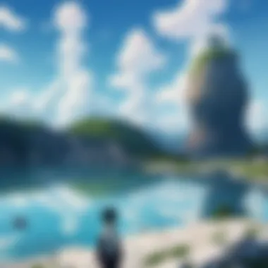 Breathtaking Landscape in Spirited Away A stunning landscape from Spirited Away