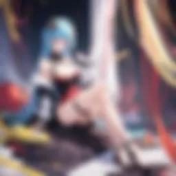 A captivating scene from a popular hott anime showcasing vibrant colors and dynamic characters.