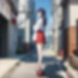 A vibrant anime studio showcasing artists at work