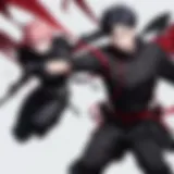 A captivating scene from the Jujutsu Kaisen movie showcasing intense battle choreography