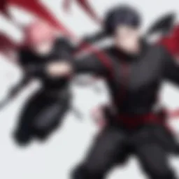 A captivating scene from the Jujutsu Kaisen movie showcasing intense battle choreography
