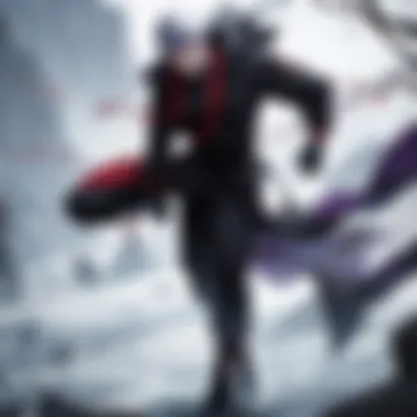 Dynamic Abilities of the Protagonist A striking illustration of the protagonist from Jujutsu Kaisen in a dynamic pose, showcasing his unique abilities.