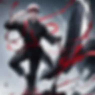 An artistic representation of thematic elements explored in Jujutsu Kaisen films