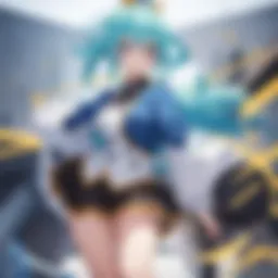 Vibrant artwork showcasing Konosuba characters