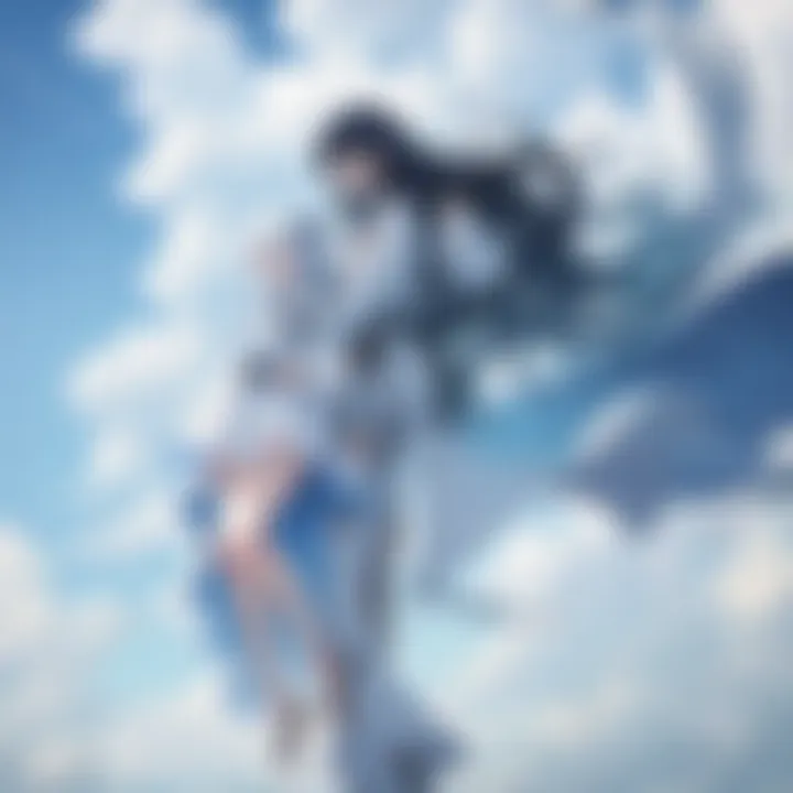 An artistic representation of key characters from the webtoon, highlighting their unique features and relationships.