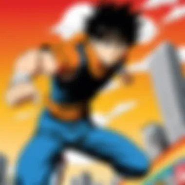 Creativity Behind the Scenes A manga artist illustrating a panel for a Shonen Jump Plus title.