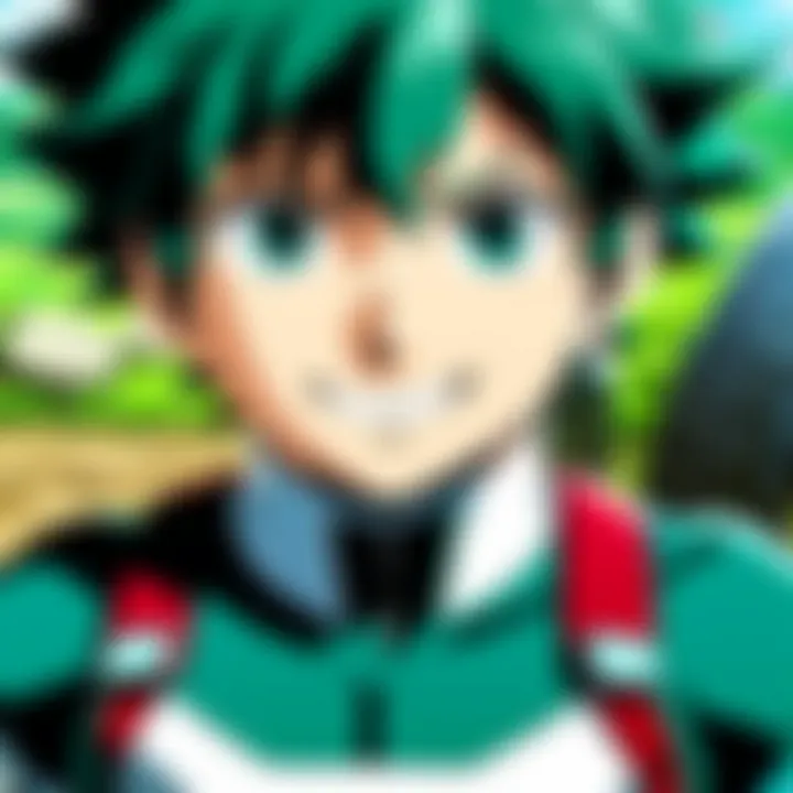 Character development journey of Izuku Midoriya