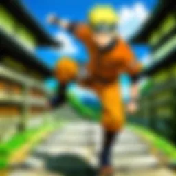 Symbolic representation of Naruto's journey