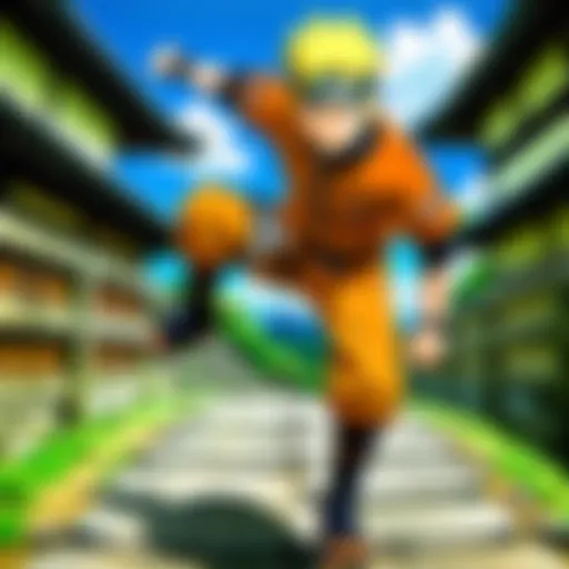 Symbolic representation of Naruto's journey