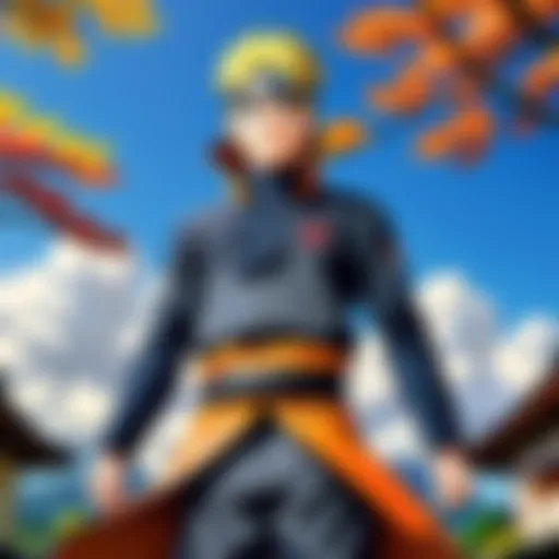 The symbol of the Hidden Leaf Village representing unity and strength.