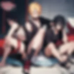 The journey of Naruto and Sasuke