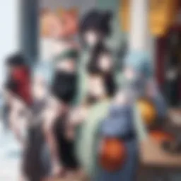 Iconic characters from Naruto Shippuden