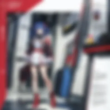 Customization Details in Newtype Gunpla A close-up view of a Newtype Gunpla figure highlighting customization details.