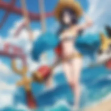 A fan gathering celebrating the One Piece English dub with themed decorations