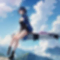 Scenic landscape depicting the vibrant world of 'Over the Sky'