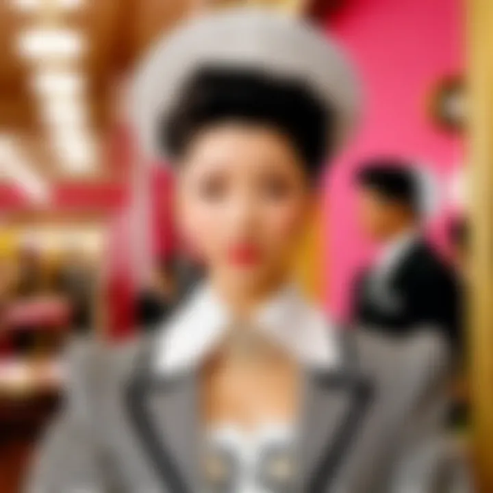 Fashion design sketches inspired by Paradise Kiss