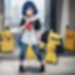 An iconic scene featuring Ash and Pikachu in a critical moment of the episode.
