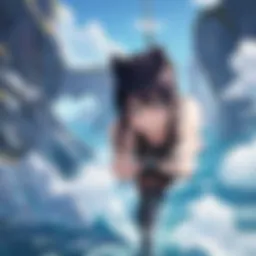 Ragnarok anime character showcasing power and determination