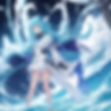 Dynamic visualization of the light novel's protagonist, Rimuru Tempest, in his slime form, showcasing his unique abilities.