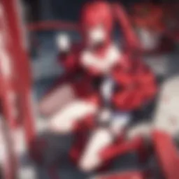 Vivid portrayal of Scarlet Nexus characters in action