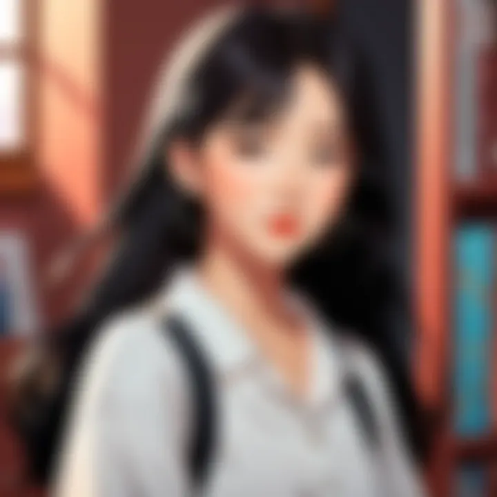 An artistic representation showcasing the unique visual style of 'She's My Type'