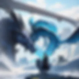 Fantasy realm showcasing a vibrant landscape with magical elements