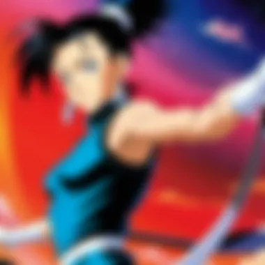 Illustration depicting a key moment from the Tenchi Muyo narrative.
