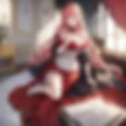 Intricate illustrations of historical settings in manga