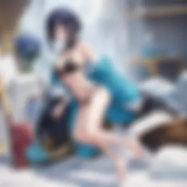 Intricate Character Design in Anime Captivating design of a popular anime character showcasing intricate details