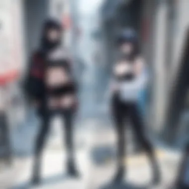 A scene depicting the emotional depth of a beloved anime character