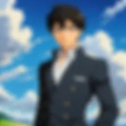 A vibrant scene from a popular English dubbed anime showcasing characters with dynamic expressions.
