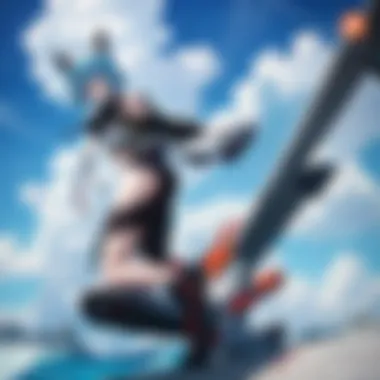 The Future of Animation in a Post-Anime World A conceptual artwork representing the future of animated storytelling influenced by anime.