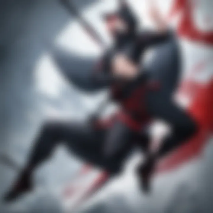 Modern television ninja character