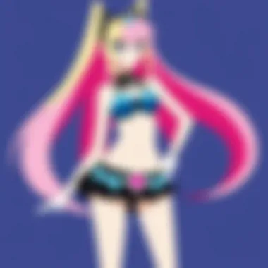 A detailed analysis of thematic elements reflected in the outfits of Panty and Stocking.