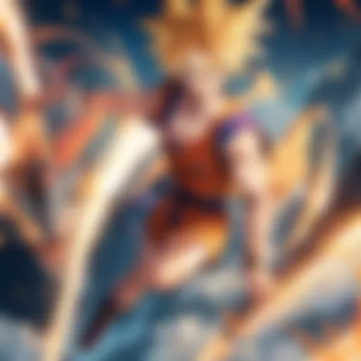 Goku's transformation into Super Saiyan