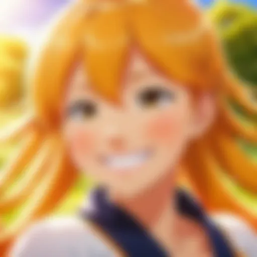 A character showcasing a radiant smile that expresses joy and optimism
