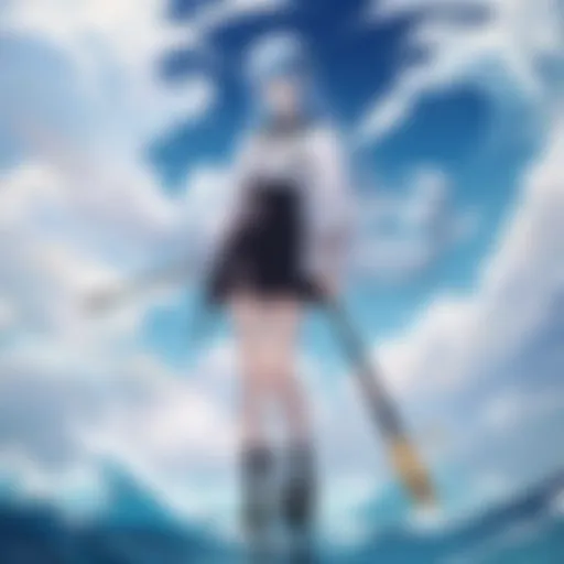 Visual representation of flow manhwa's narrative structure