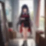A dynamic scene showcasing the main characters in action, emphasizing their unique abilities and relationships.