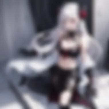 Visual elements symbolizing identity struggles faced by characters in Vampire Knight.