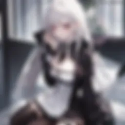 An artistic representation of the central love triangle in Vampire Knight, showcasing the characters' emotions.