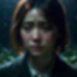 Illustration showcasing the psychological horror elements in When They Cry
