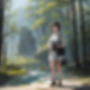 Serene Wilderness Landscape A serene landscape representing the wilderness theme of the film