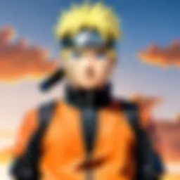 A collage of Naruto Shippuden characters
