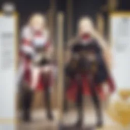 A visually striking manga collection displayed on a shelf