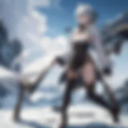 A vivid scene from Black Clover showcasing Asta in action