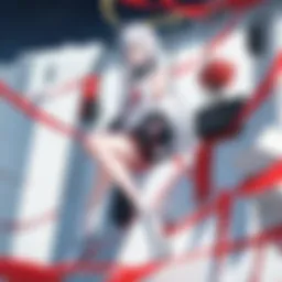 A streaming platform interface showcasing Darling in the Franxx