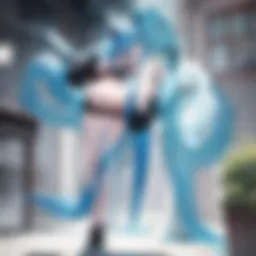 A captivating scene from My Little Monster showcasing the main characters.