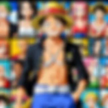 Streaming Options Overview A screenshot of a popular streaming platform showcasing One Piece.