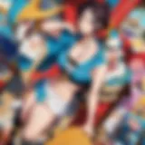A vibrant poster of One Piece Stampede